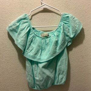 Seaspice 100% Peruvian Cotton Blouse size M resort wear